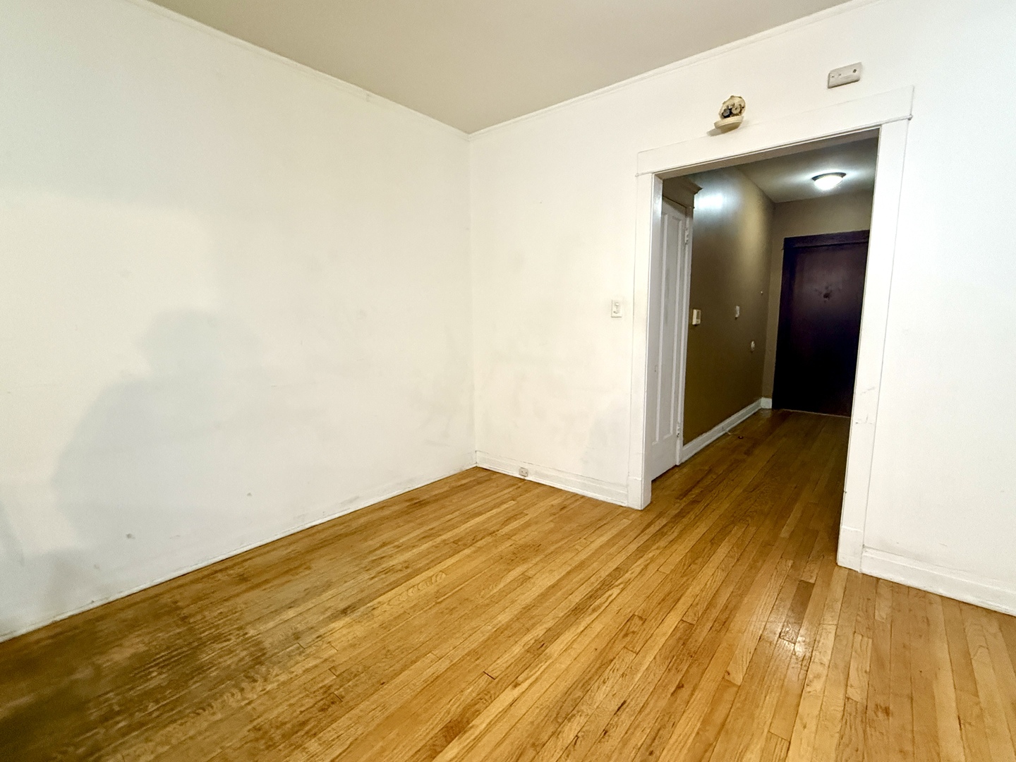 4134 North Keystone Avenue, Unit 1SW Chicago, IL 60641 - Photo 3 of 7 a view of hallway with wooden floor
