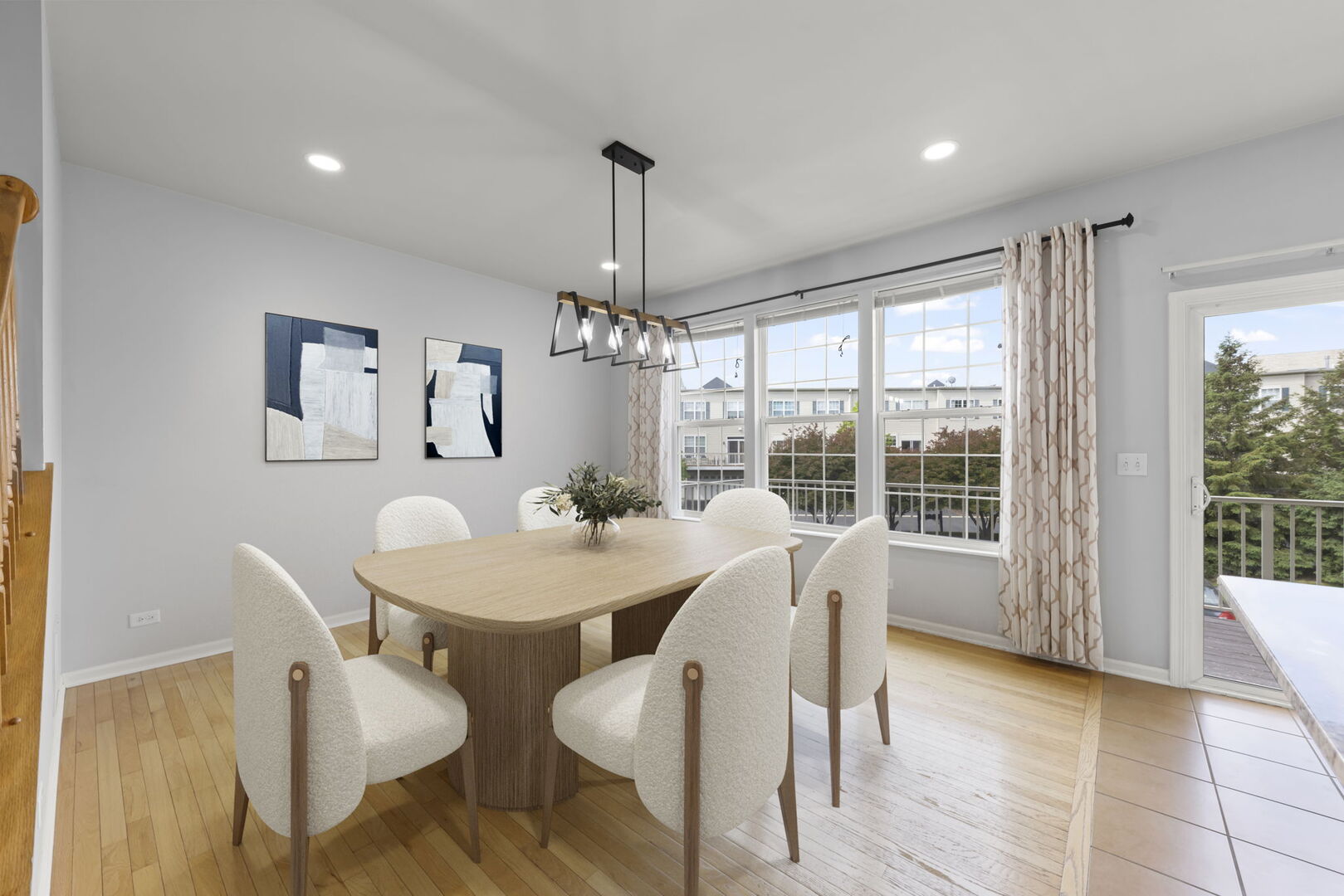 4216 Drexel Avenue Aurora, IL 60504 - Photo 11 of 48 a view of a dining room with furniture window and outside view