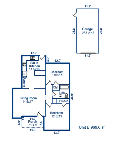 $2,800 | 415 Riverland Drive, Unit B, Charleston, SC 29412