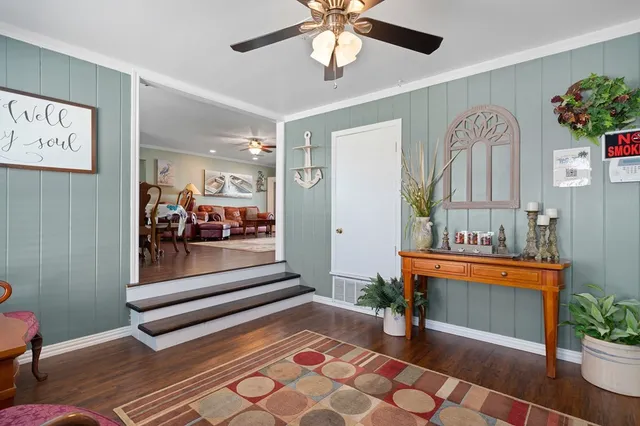 a view of lobby with furniture