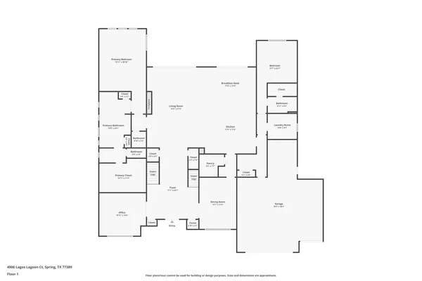 $2,325,000 | 4906 Lagos Lagoon Way, Spring, TX 77389