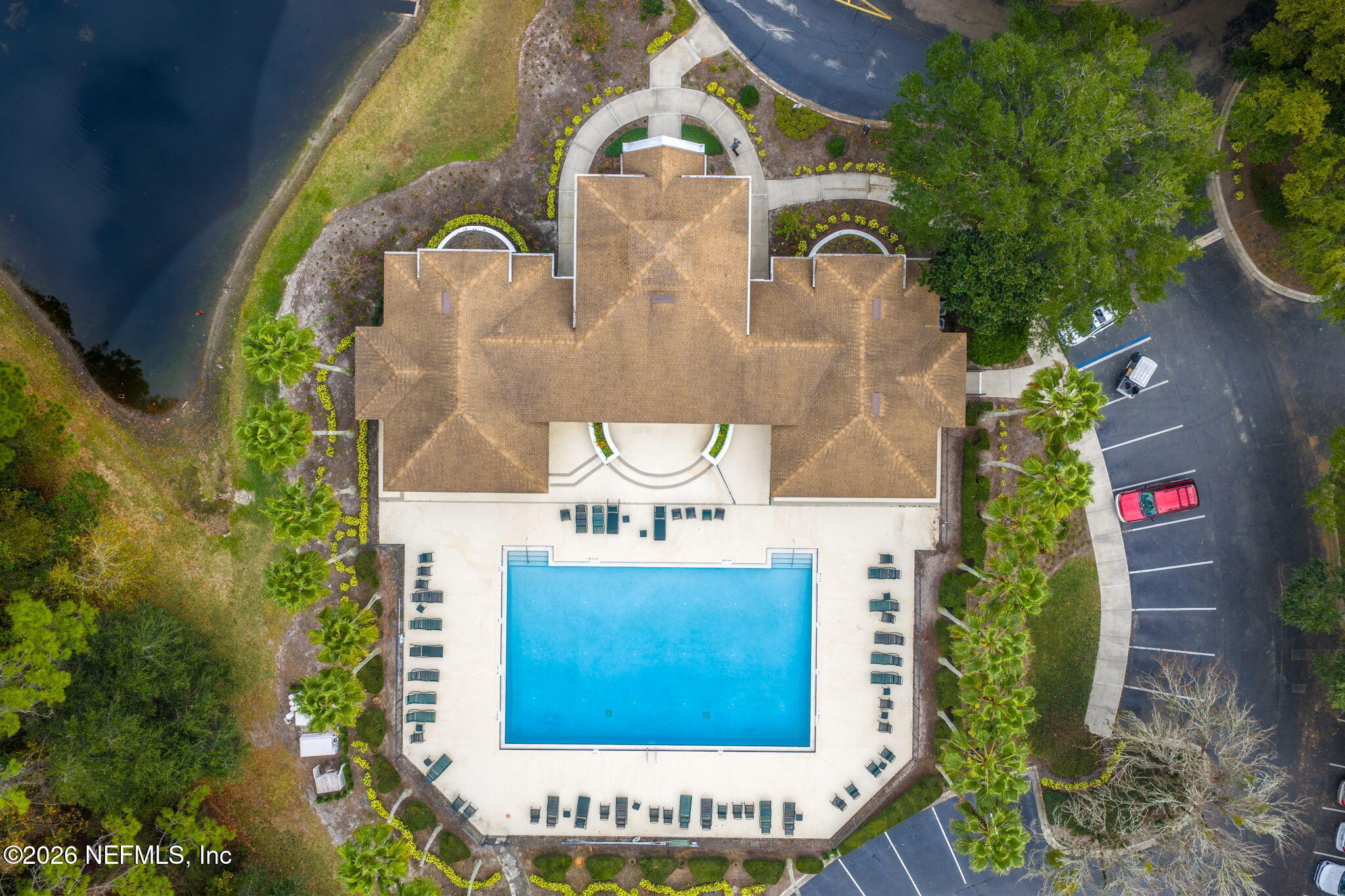10550 Baymeadows Road, Unit 601 Jacksonville, FL 32256 - Photo 33 of 37 Aerial view of pool