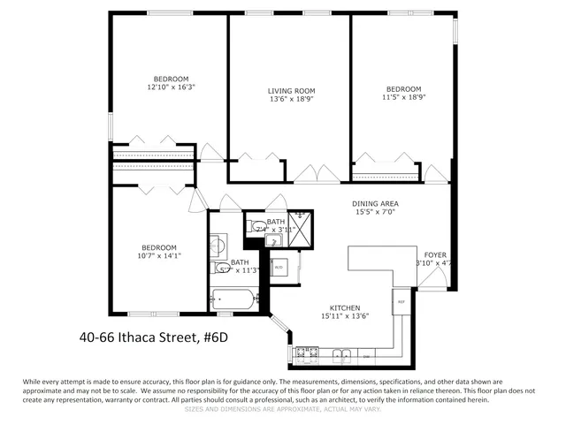$749,500 | 40-66 Ithaca Street, Unit 6D | Elmhurst
