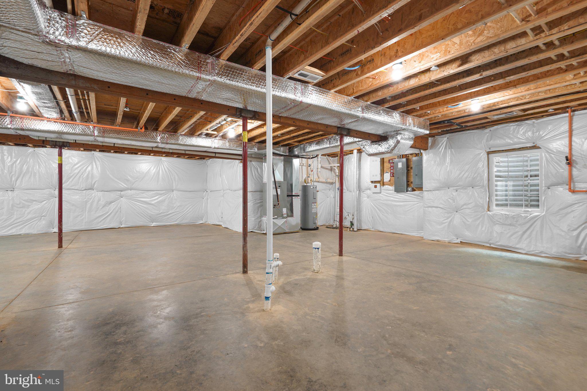 14105 Alderton Road Silver Spring, MD 20906 - Photo 35 of 46 Unfinished Basement