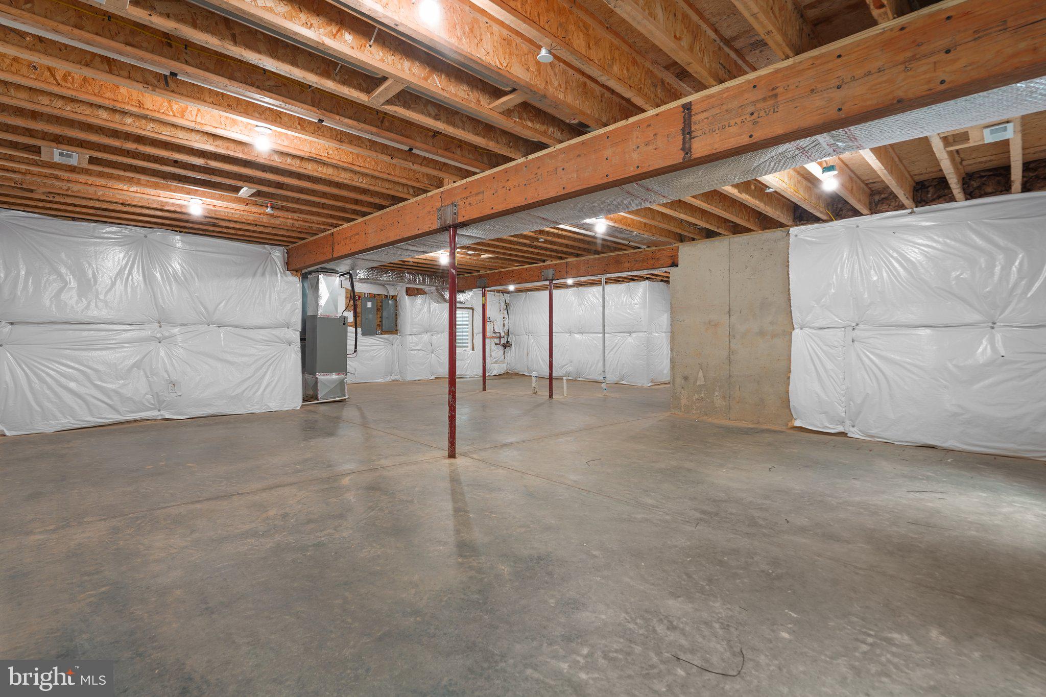 14105 Alderton Road Silver Spring, MD 20906 - Photo 36 of 46 Unfinished Basement