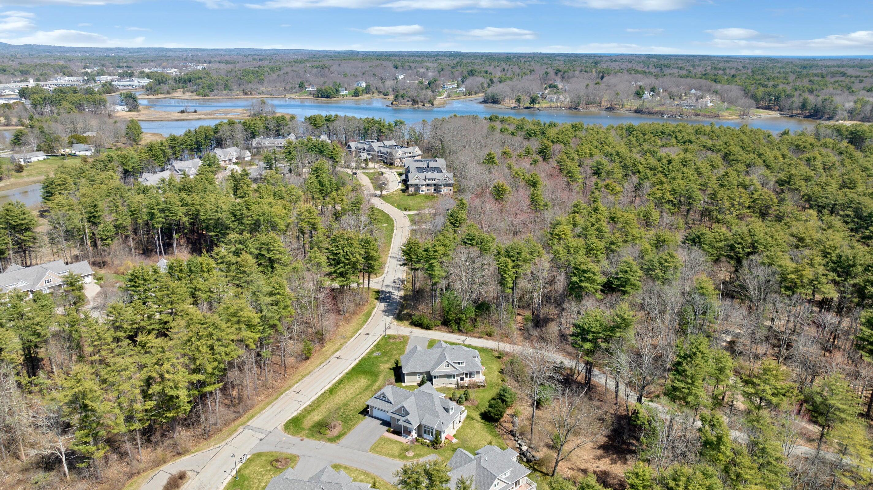 100 Shepard's Cove Road, Unit F205 Kittery, ME 03904 - Photo 40 of 41 Aerial to water