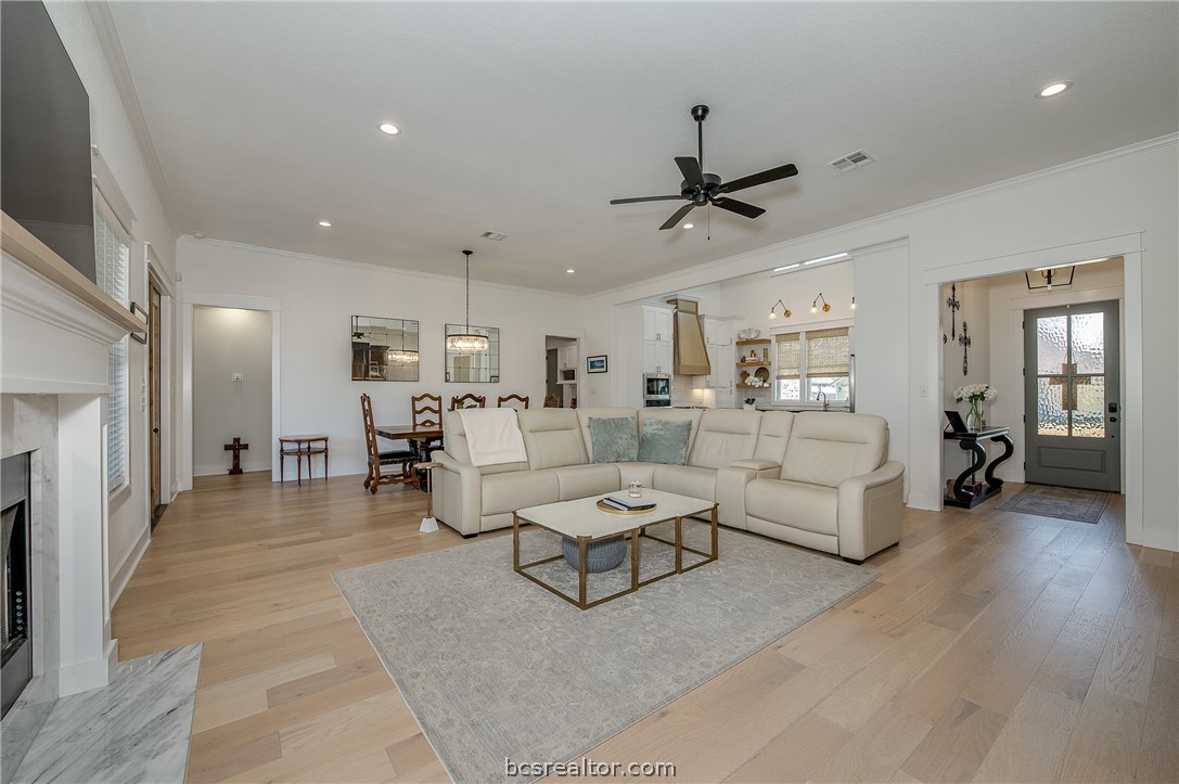 3317 Stone Leigh Lane Bryan, TX 77808 - Photo 4 of 30 a living room with furniture and a large window