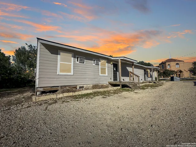 a backyard of a house