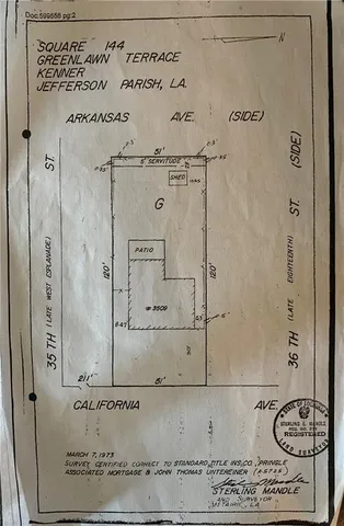 $140,000 | 3509 California Avenue, Kenner, LA 70065
