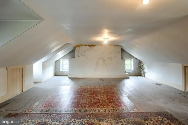 a view interior of a house a patio and a garage