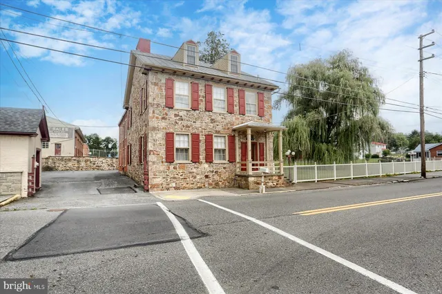 front view of a house with a porch