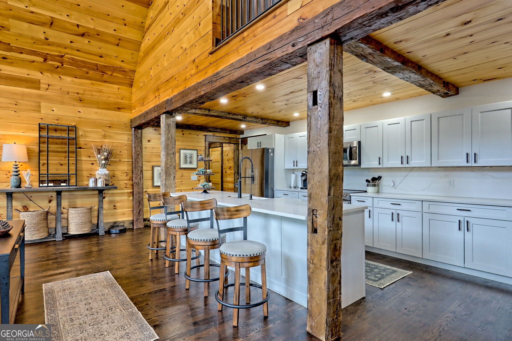 63 Redwood Lane Tiger, GA 30576 - Photo 21 of 84 a view of a kitchen with furniture and wooden floor