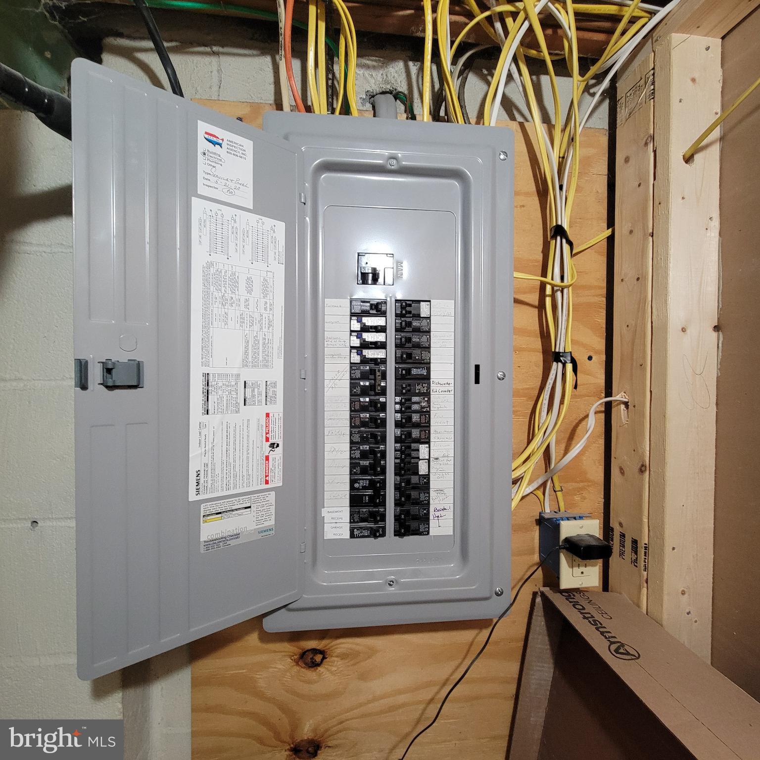 3706 Rosewood Road Reading, PA 19605 - Photo 34 of 34 Modern electrical panel in a utility space.