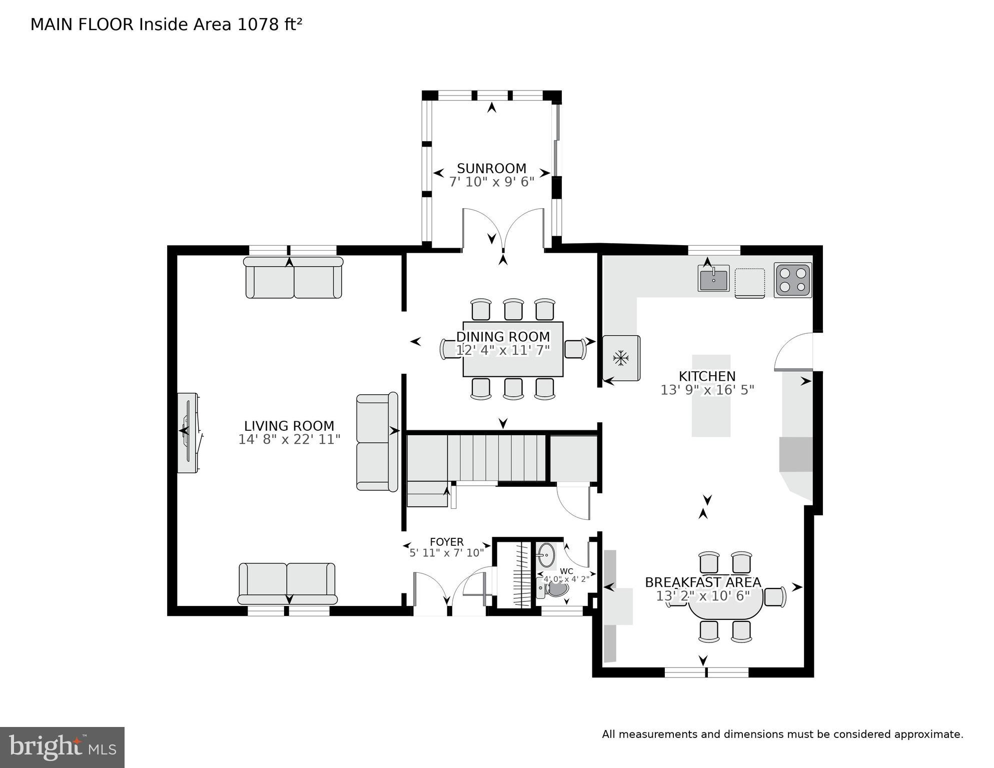 10411 Gatewood Terrace Silver Spring, MD 20903 - Photo 44 of 47 Main Level Floor Plan