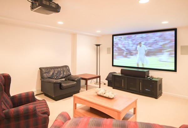 45 York Road Wayland, MA 01778 - Photo 25 of 30 a living room with furniture and a flat screen tv