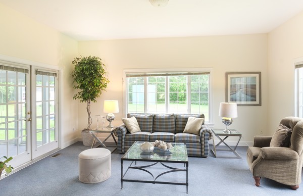 45 York Road Wayland, MA 01778 - Photo 5 of 30 a living room with furniture and a large window