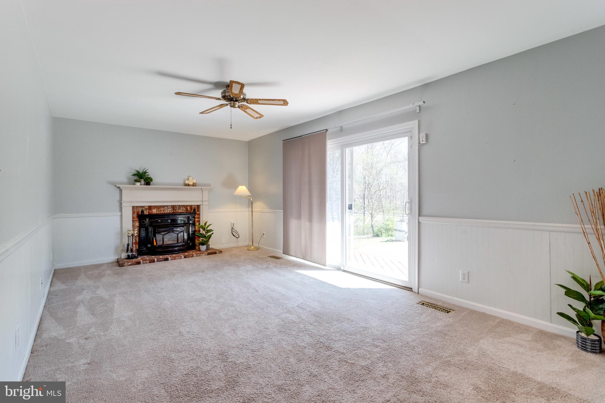 9107 Rookings Court Springfield, VA 22153 - Photo 20 of 86 Family Rm w/Wood-Burning Stove Insert