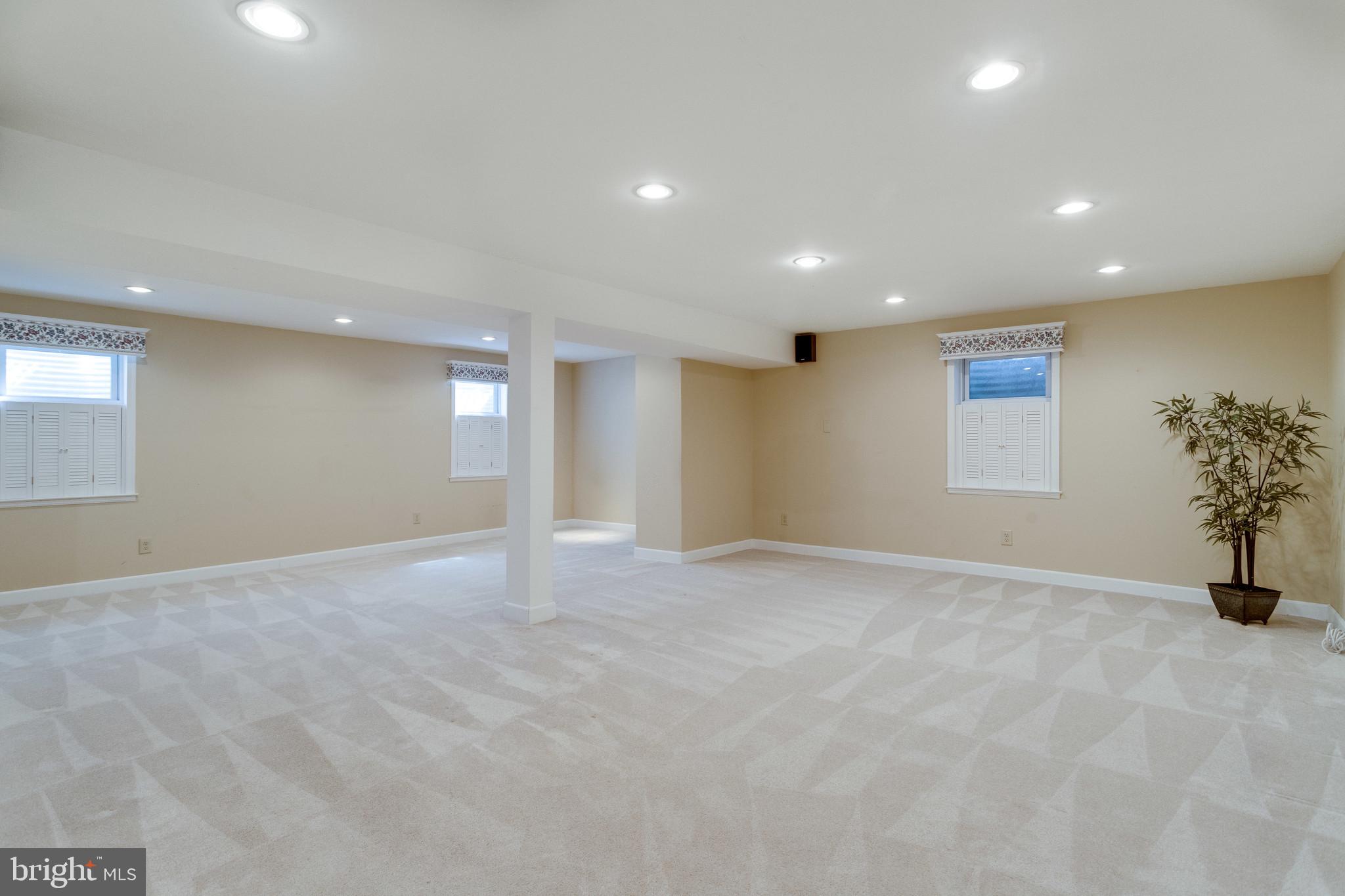 9107 Rookings Court Springfield, VA 22153 - Photo 45 of 86 Large Rec Room w/Space for Media Area & Game Room