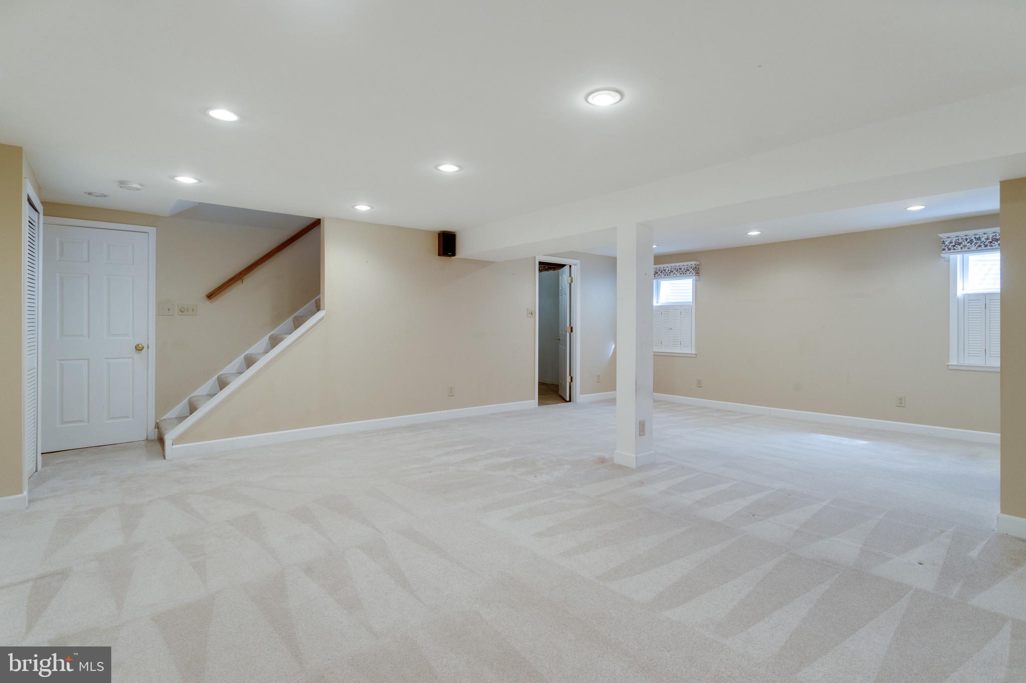 9107 Rookings Court Springfield, VA 22153 - Photo 46 of 86 Large Rec Room w/Space for Media Area & Game Room