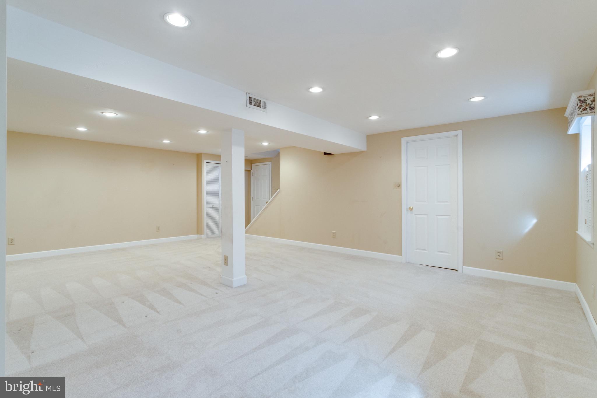 9107 Rookings Court Springfield, VA 22153 - Photo 49 of 86 Large Rec Room w/Space for Media Area & Game Room