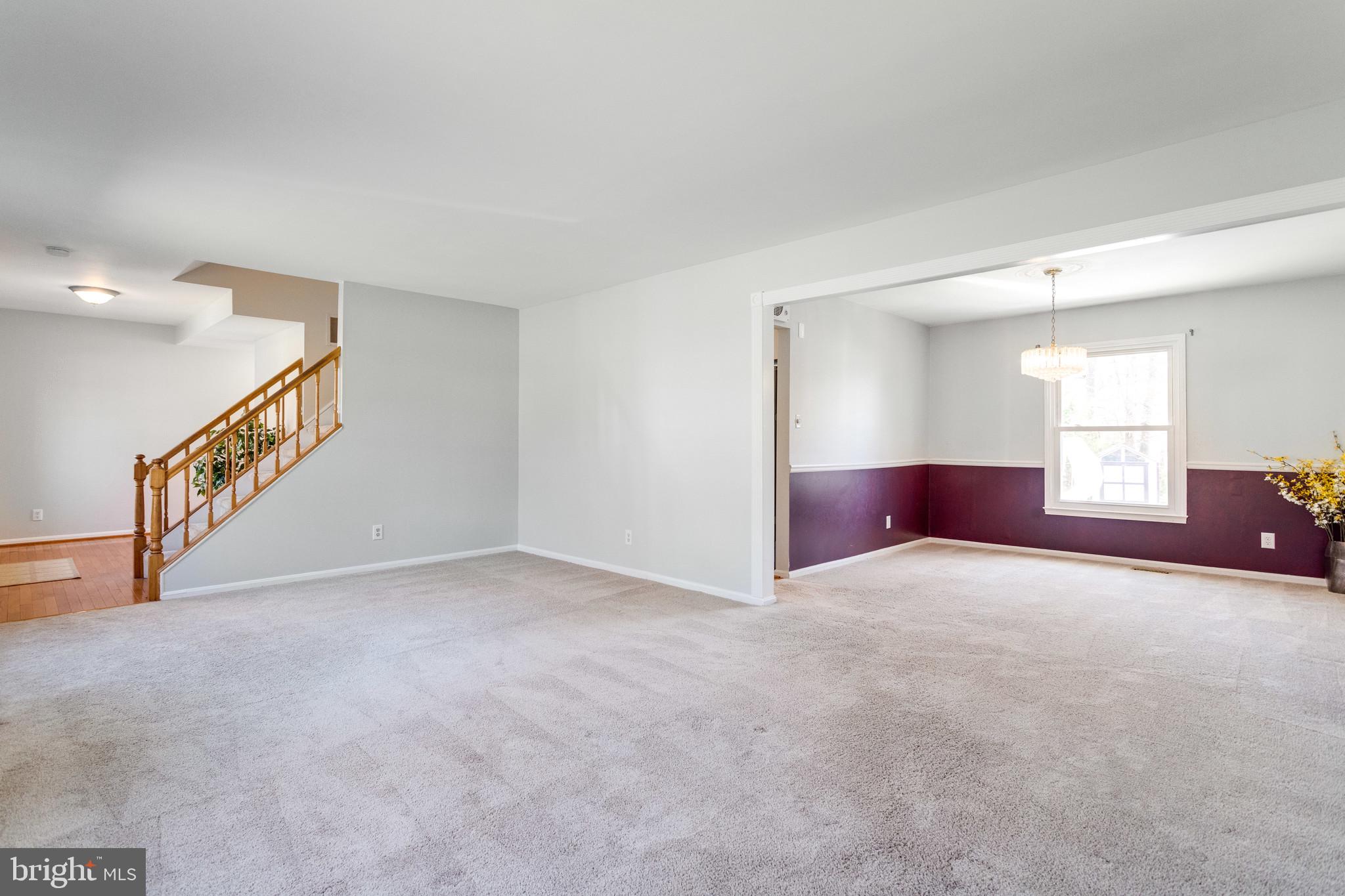 9107 Rookings Court Springfield, VA 22153 - Photo 8 of 86 Large Living Room & Separate Dining Room