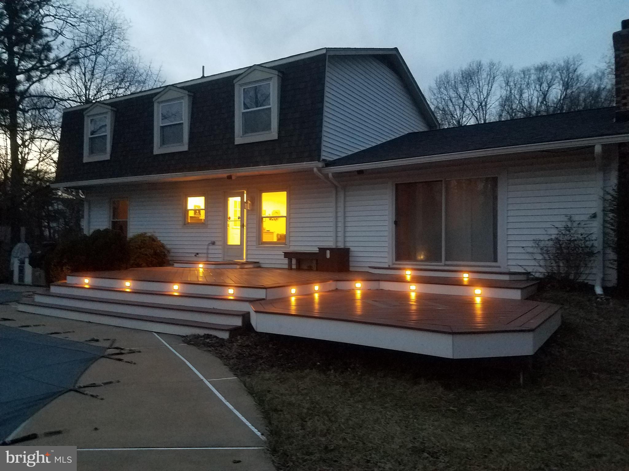 9107 Rookings Court Springfield, VA 22153 - Photo 85 of 86 Rear Exterior w/Accent Lights - Provided by Seller