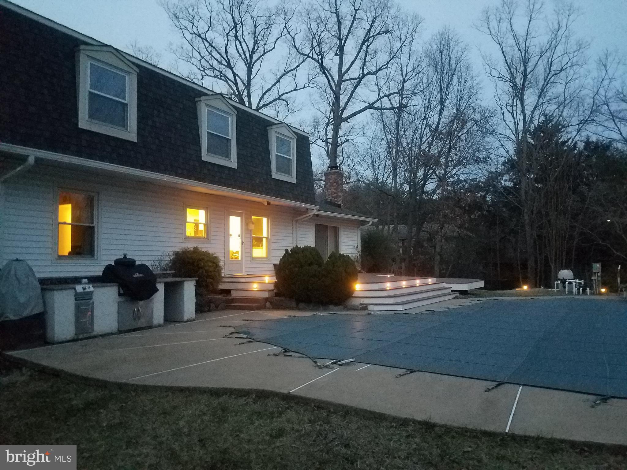 9107 Rookings Court Springfield, VA 22153 - Photo 86 of 86 Rear Exterior w/Accent Lights - Provided by Seller