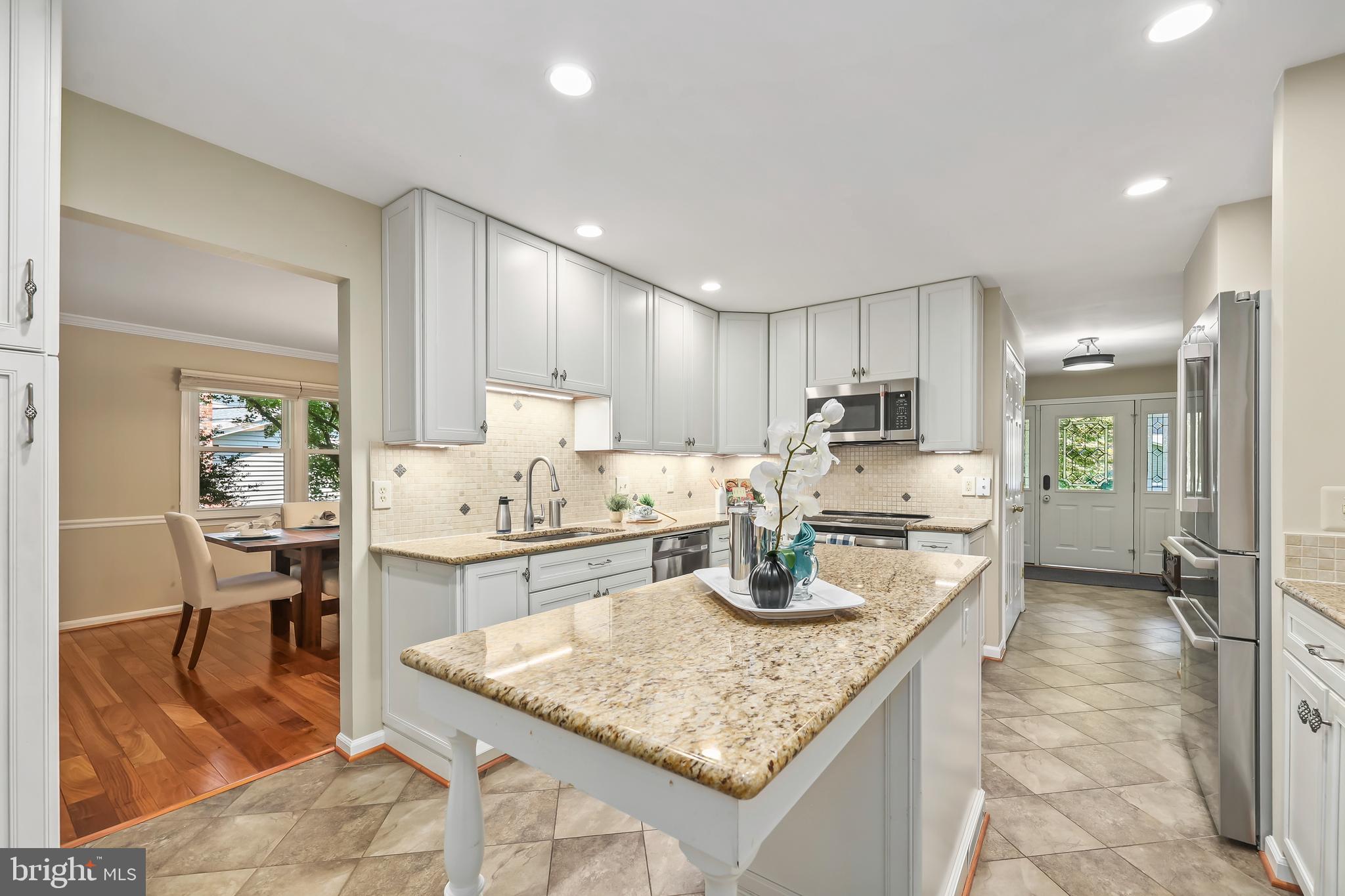 9217 Rockefeller Lane Springfield, VA 22153 - Photo 9 of 41 Gourmet Kitchen with Stainless Steel Appliances