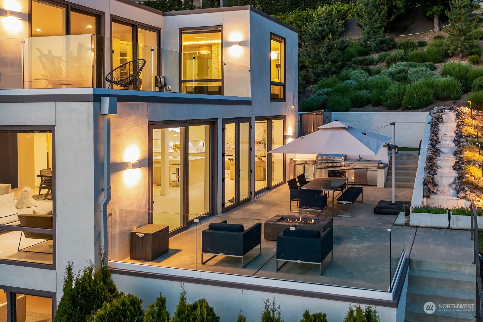 3225 Evergreen Point Road Medina, WA 98039 - Photo 34 of 34 a view of balcony with two chairs and a table