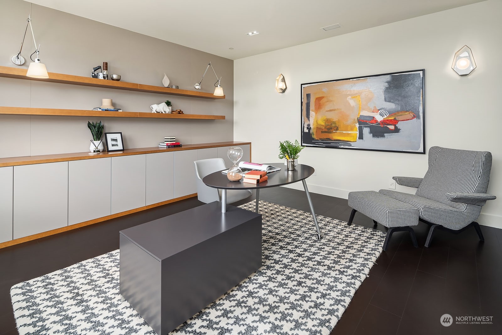 3225 Evergreen Point Road Medina, WA 98039 - Photo 6 of 34 a living room with furniture and wooden floor