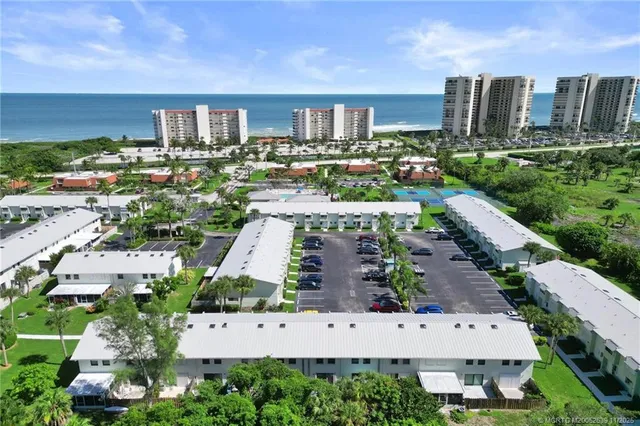 a view of a city with tall buildings