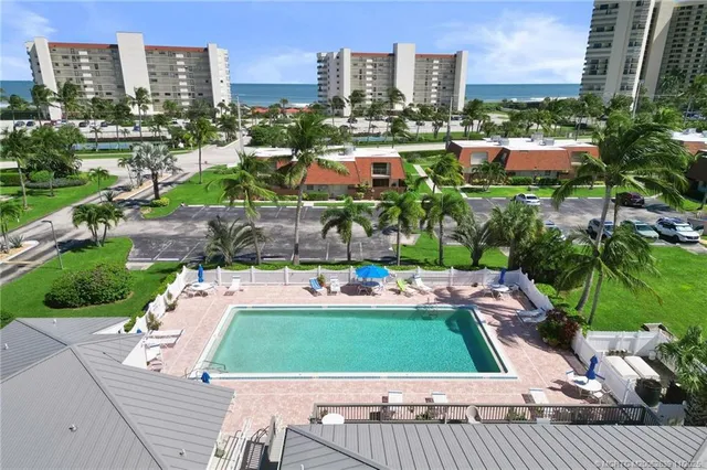 a view of a city with tall buildings