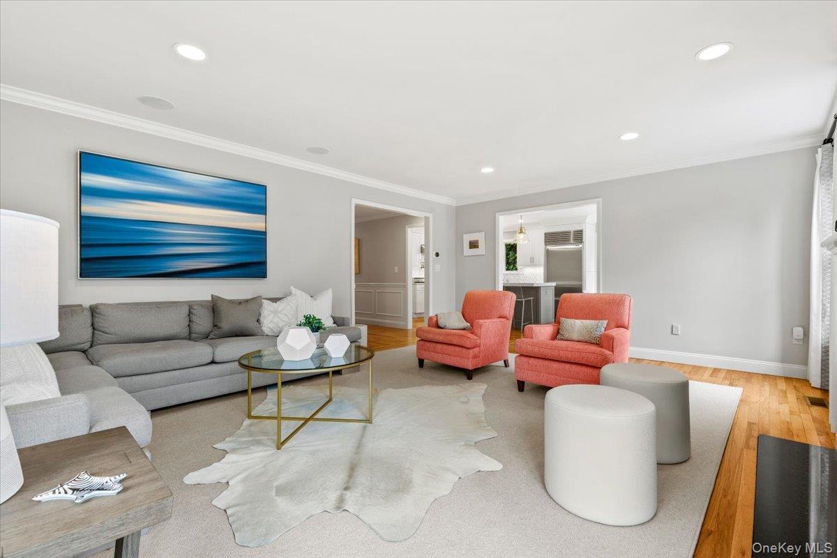 76 Davis Avenue Rye, NY 10580 - Photo 14 of 39 Family room opens to the kitchen. Perfect for everyday living