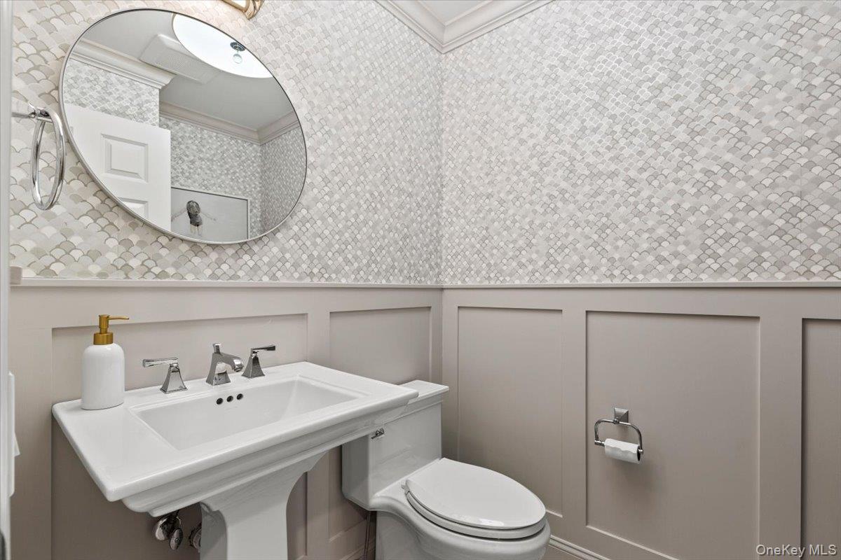 76 Davis Avenue Rye, NY 10580 - Photo 16 of 39 Powder room waiting for your guests to arrive