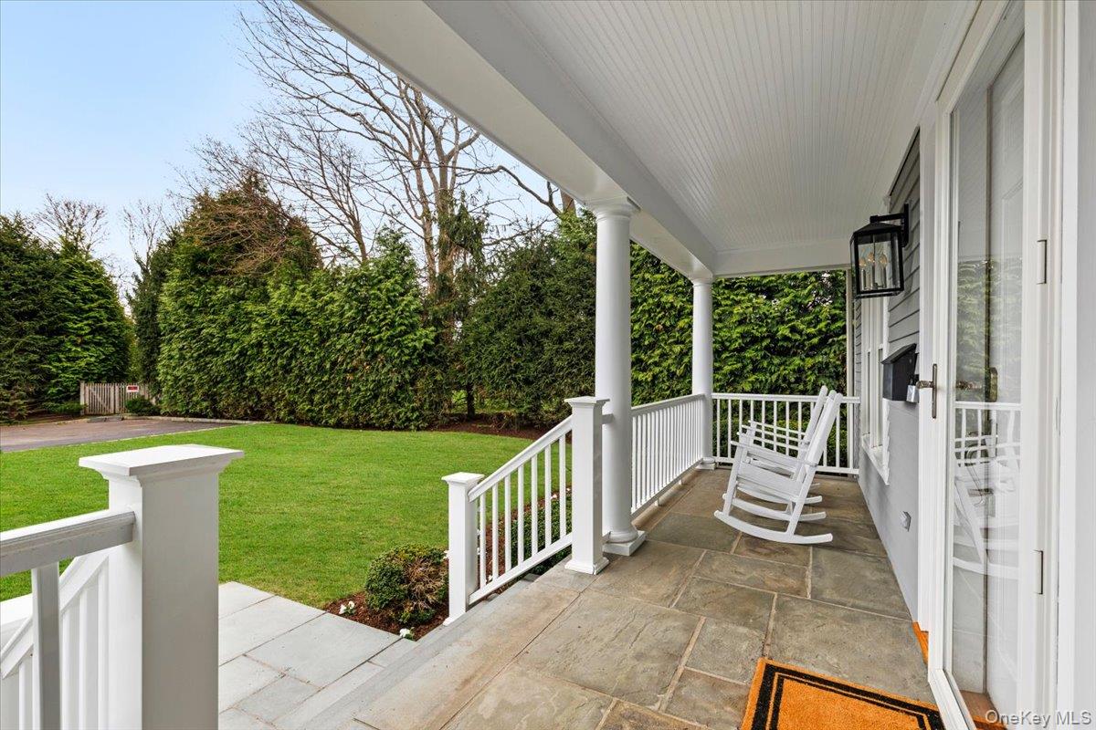 76 Davis Avenue Rye, NY 10580 - Photo 2 of 39 Gracious front porch overlooking the cul de sac. Watch your children play without worry!