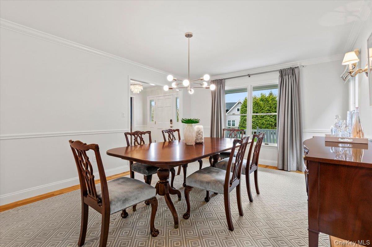 76 Davis Avenue Rye, NY 10580 - Photo 8 of 39 Formal dining room perfect for hosting holidays, friends and fun dinner parties.
