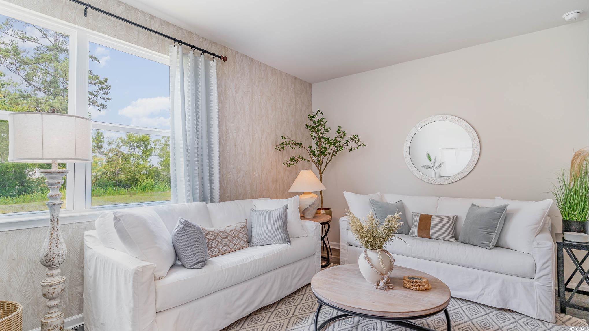 113 Homestead Way Myrtle Beach, SC 29588 - Photo 11 of 20 Living area with baseboards