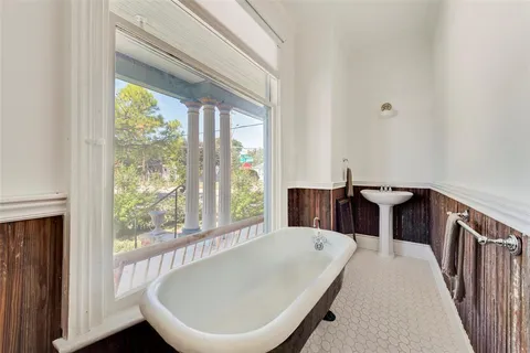 a very nice looking room with a large window