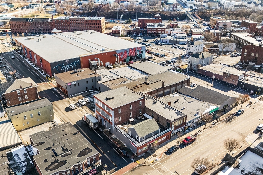 64 Green Street Worcester, MA 01604 - Photo 7 of 9 an aerial view of a buildings and street