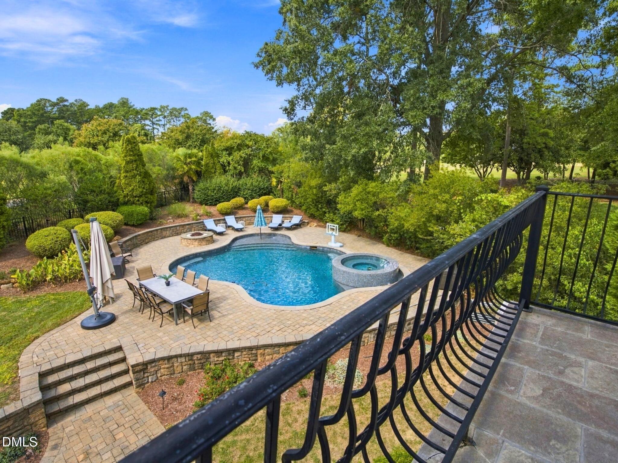 6701 Foxfire Place Raleigh, NC 27615 - Photo 37 of 44 2nd Floor Primary Balcony