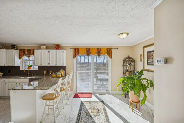 a very nice looking room with a large window