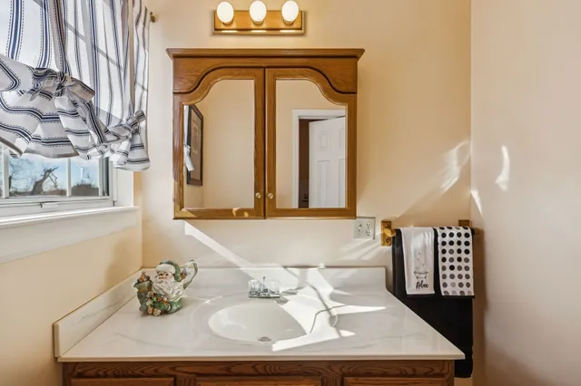 a view of a livingroom with a staircase