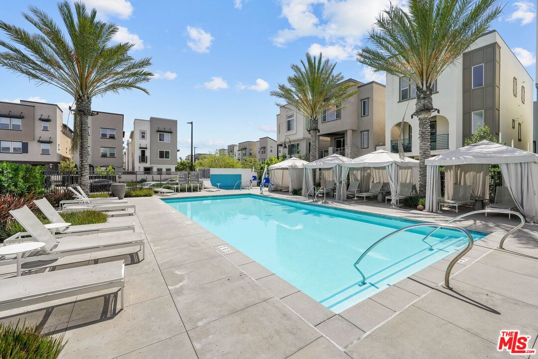 659 Daniel Freeman Circle Inglewood, CA 90301 - Photo 32 of 34 a view of a house with swimming pool and sitting area