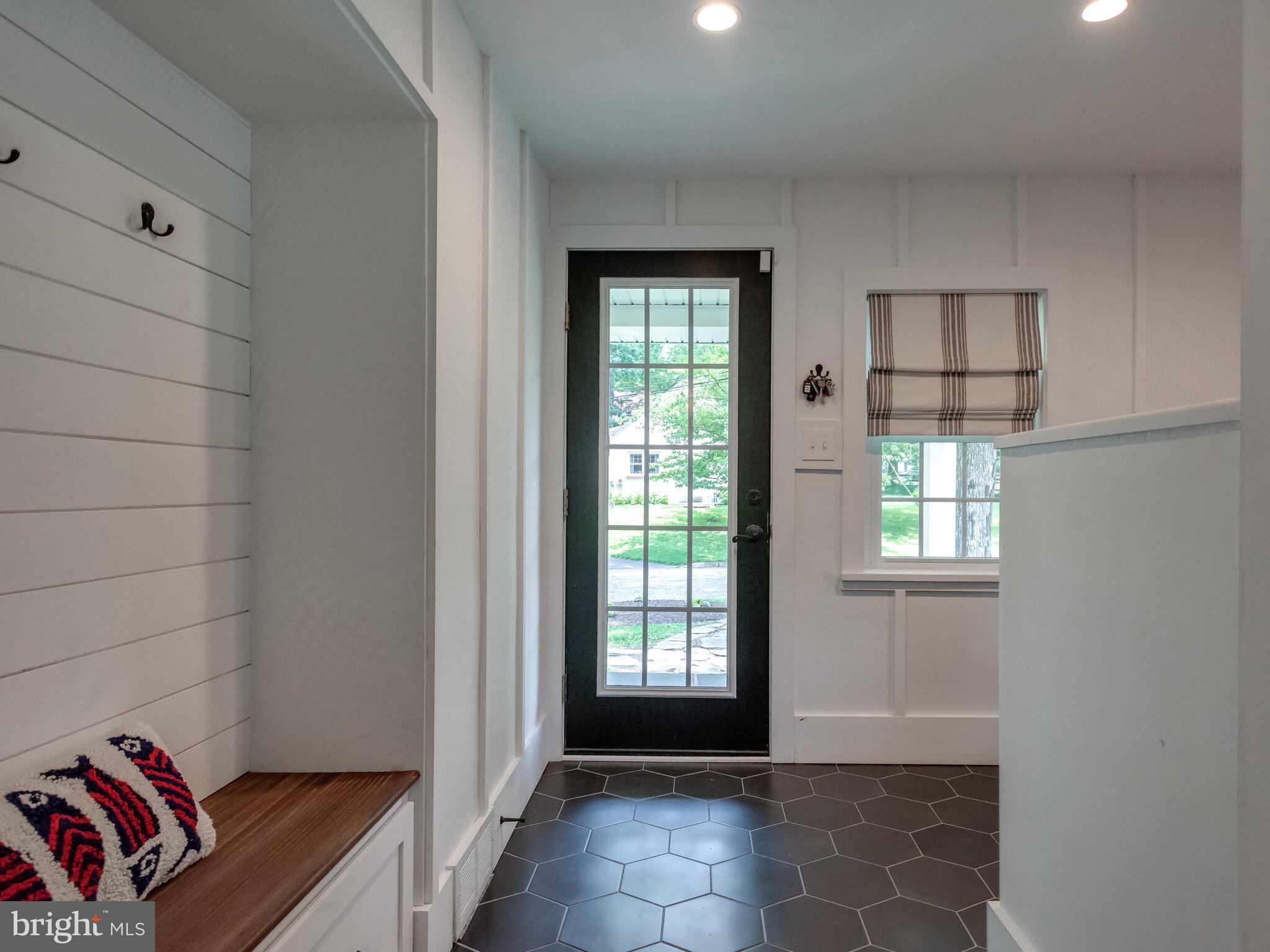 157 Summit Road Malvern, PA 19355 - Photo 6 of 56 mud room/laundry room with bench & hooks