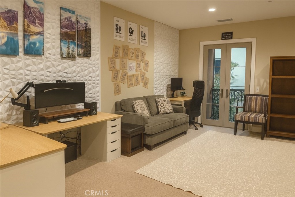 20 Tenderfoot Irvine, CA 92602 - Photo 15 of 26 a living room with furniture and a fireplace