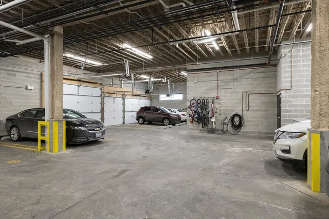 a view of car garage