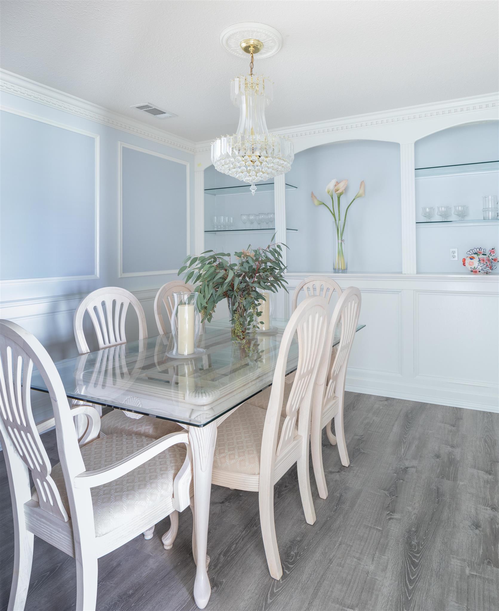 6317 Lampkins Bridge Road College Grove, TN 37046 - Photo 6 of 28 a view of a dining room with furniture and wooden floor