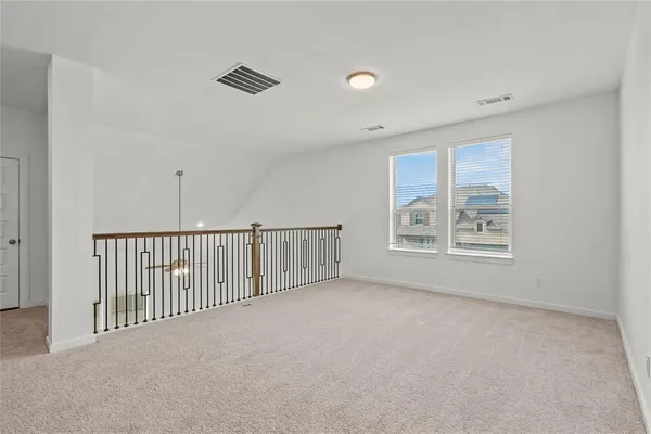 a view of a livingroom with a window