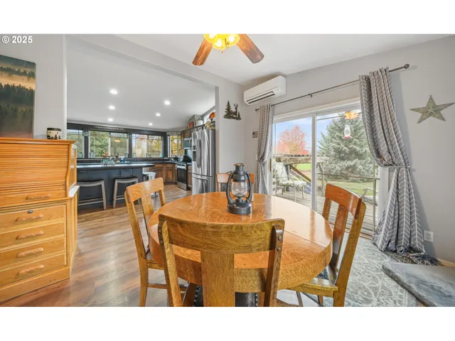 a kitchen with lots of counter top space and appliances