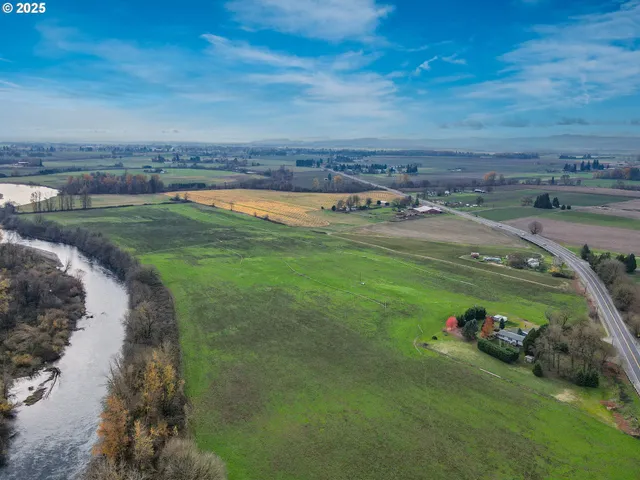 a view of a lake with outdoor space